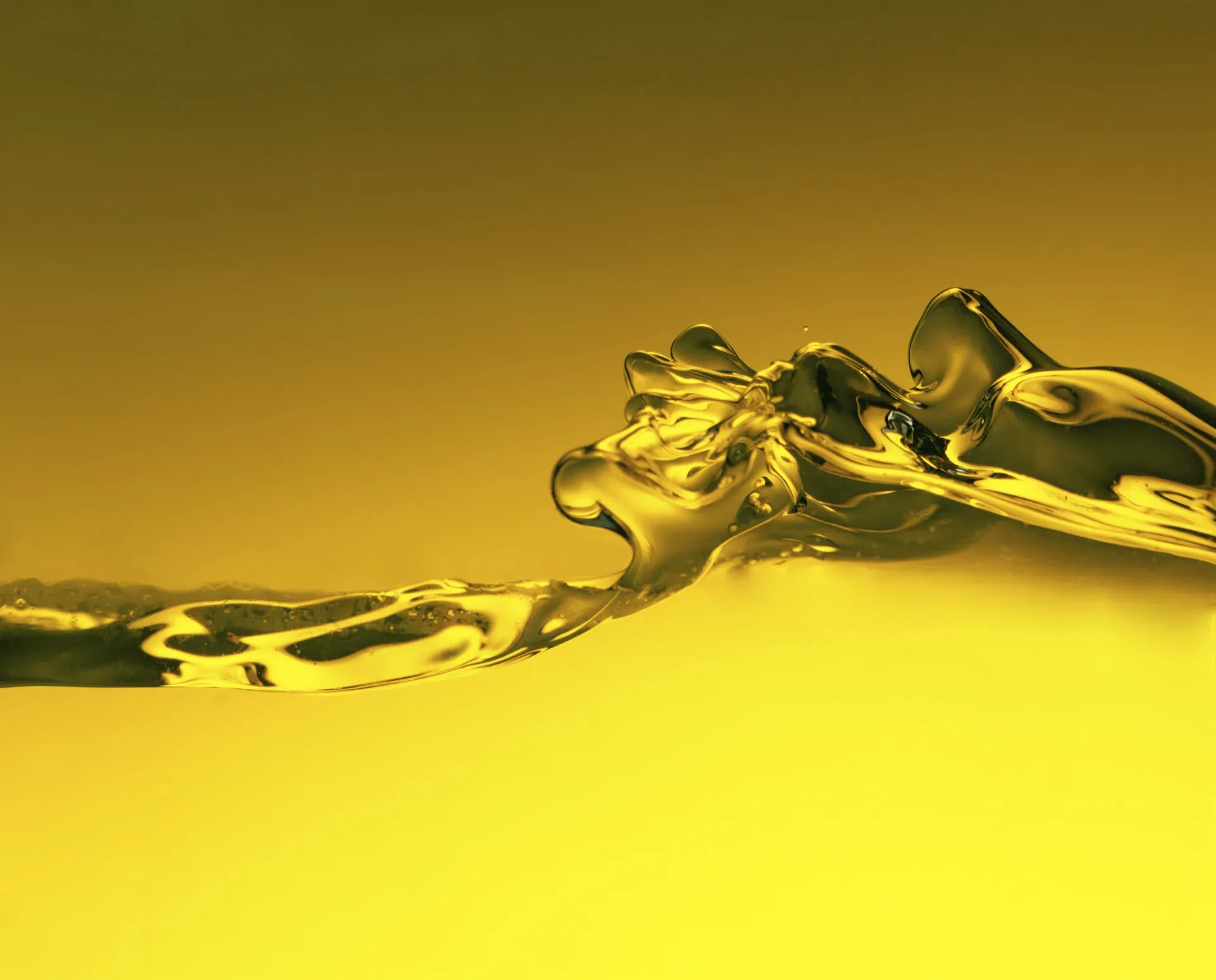 Aceite lubricante en movimiento