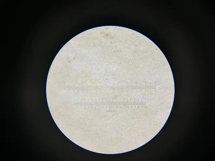 Membrana de muestra limpia, código ISO 4406 15/13/12